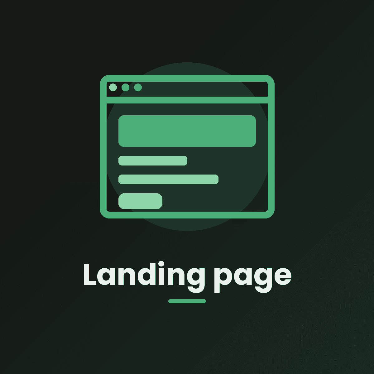 Landing page profesional