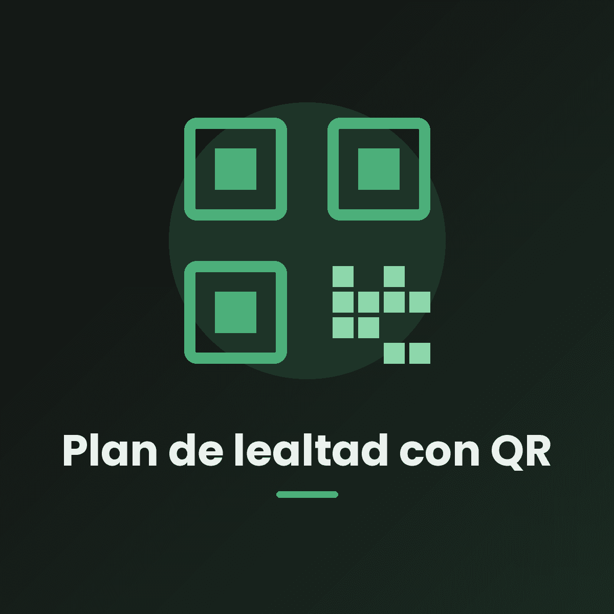 Plan de lealtad con QR